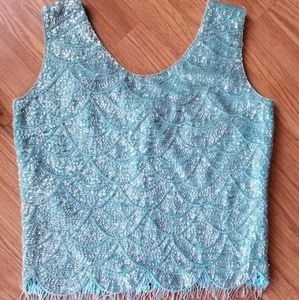 Vintage Sequined Top